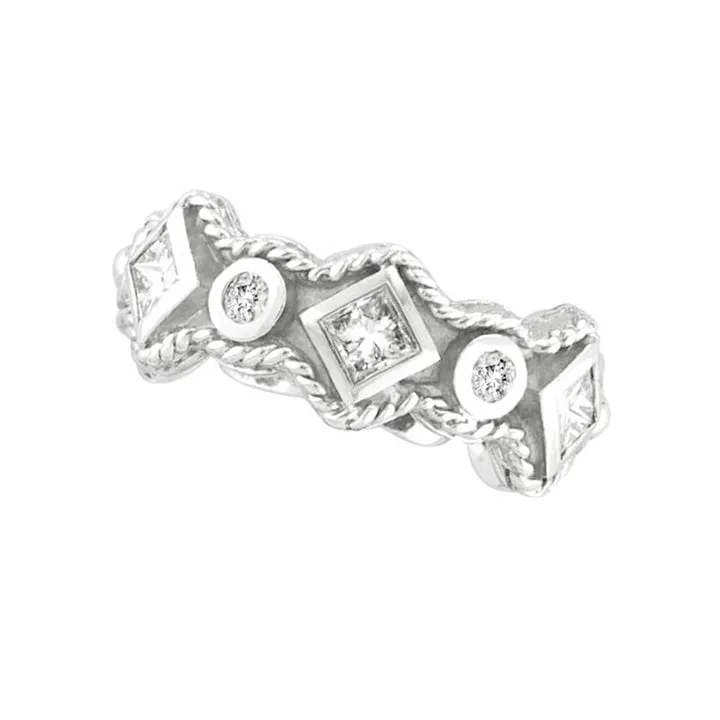 BEZEL DIAMOND RING 14K GOLD (0.57 CTW)