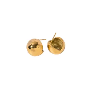 Bold Chunky Small Gold Studs