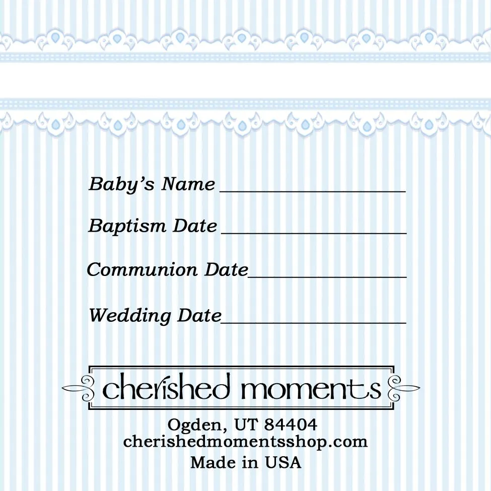 Boy's Baptism to Bride® Sterling Silver Baptism Bracelet for Baby Boy