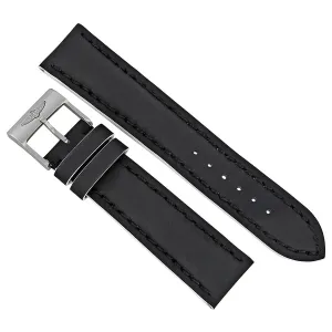 Breitling Black Leather Watch Band Strap 22mm - 20mm 226X-A20BASA.1