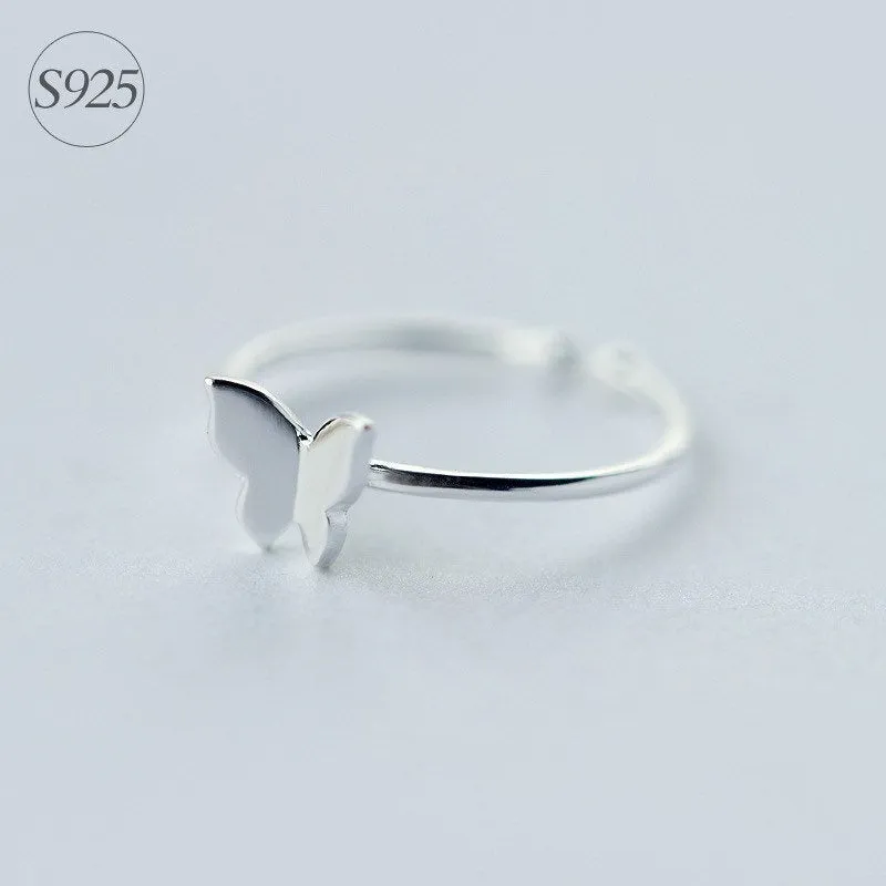 Butterfly Band Stackable Ring