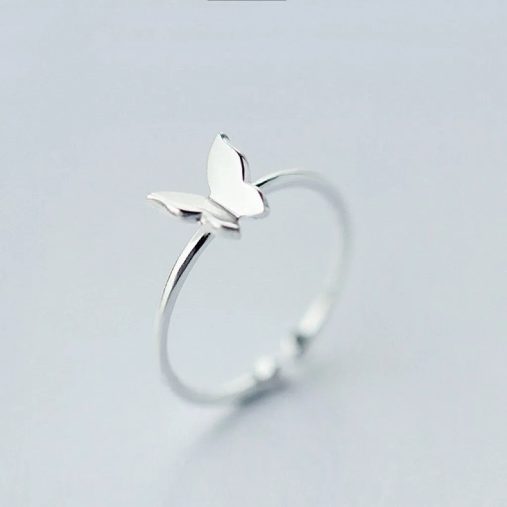 Butterfly Band Stackable Ring