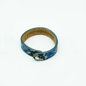 CA Amazon Rainbow Water Snake Single Collar Button Bracelet