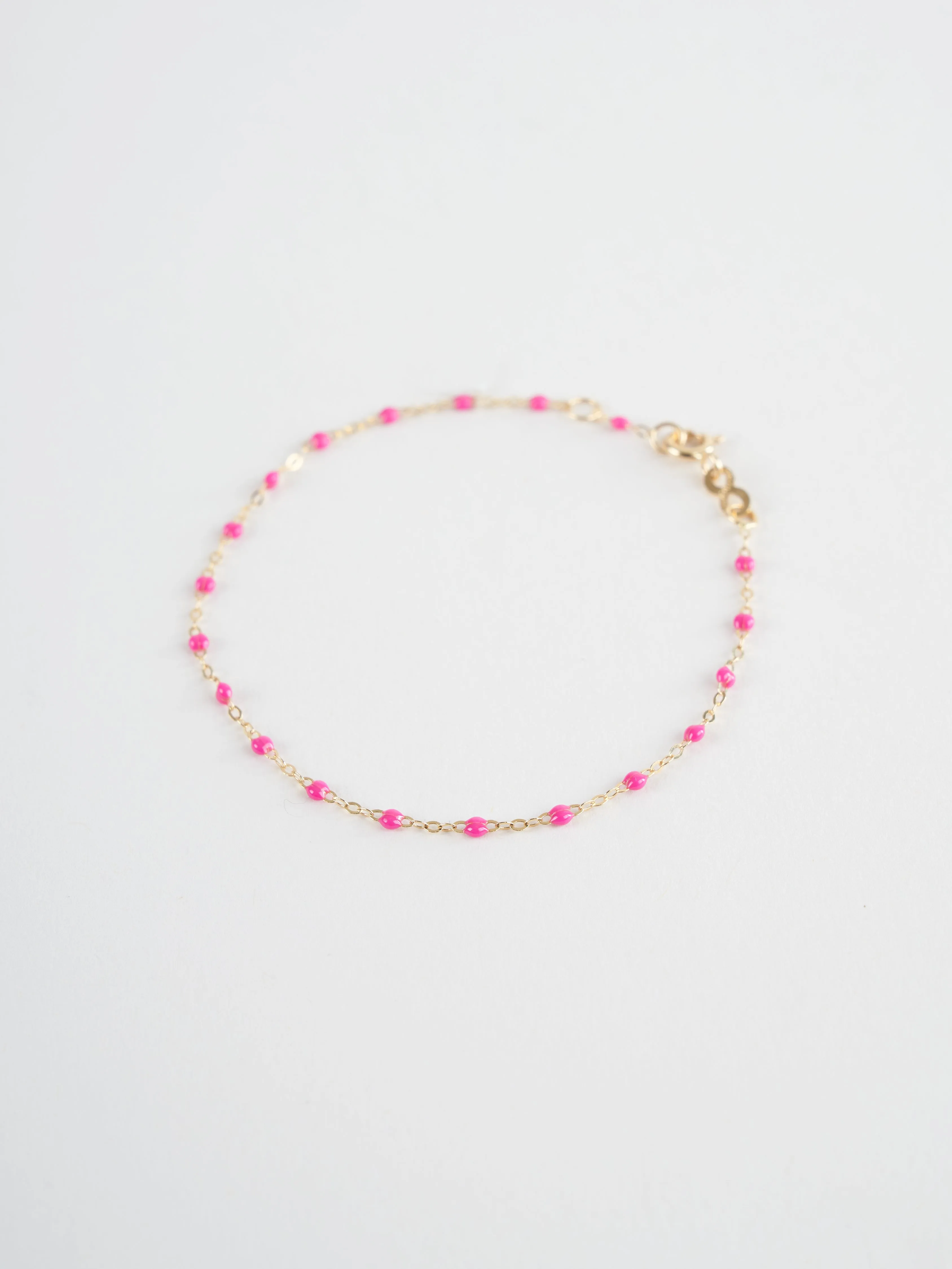candy bead bracelet - yellow gold
