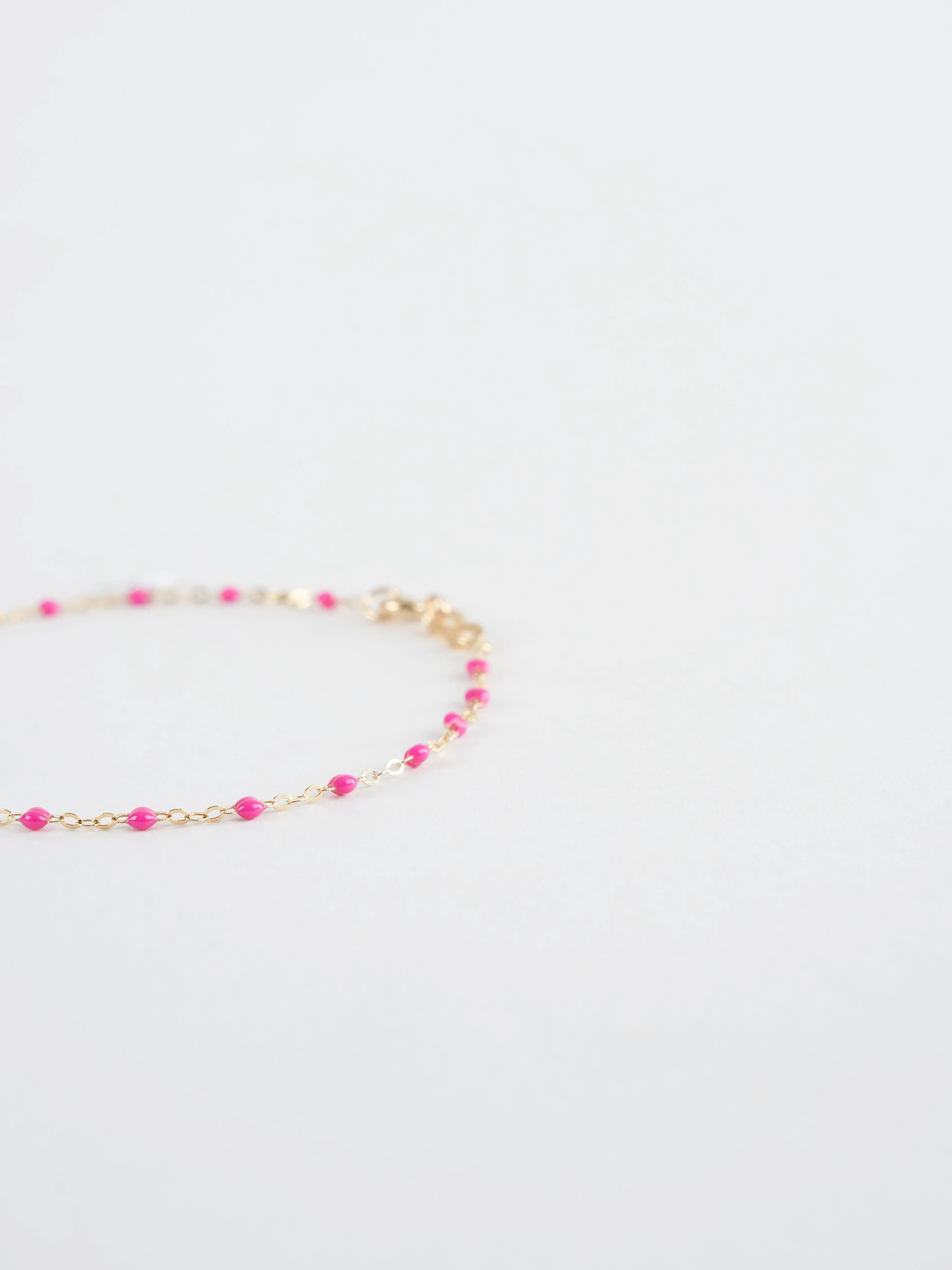 candy bead bracelet - yellow gold