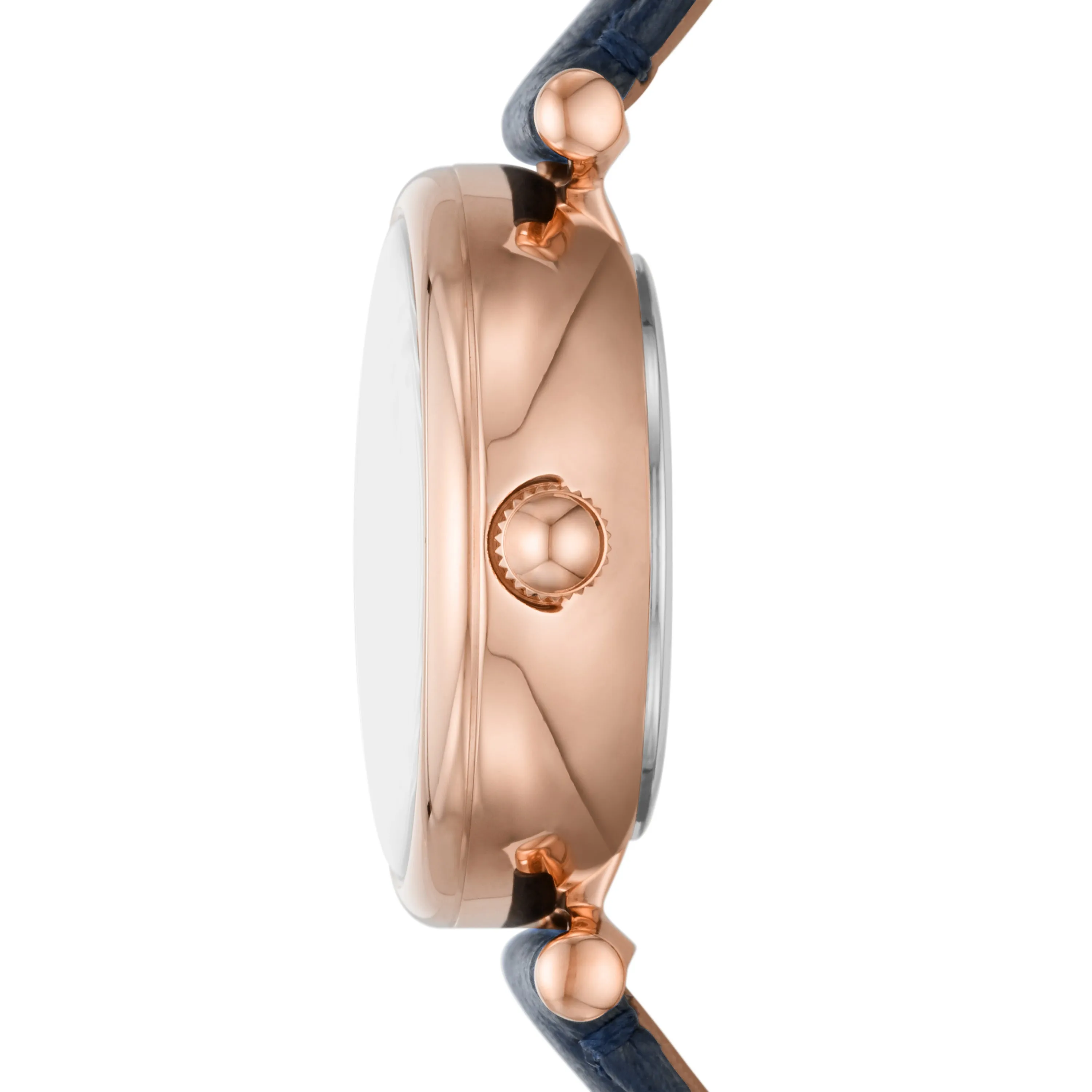 Carlie Automatic Navy Eco Leather Watch
