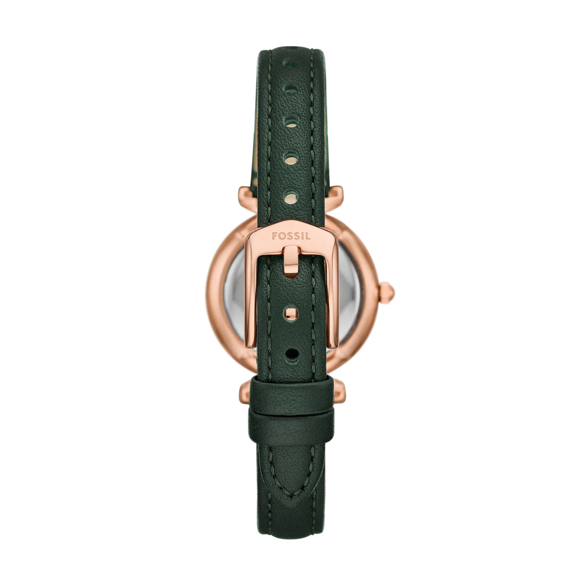 Carlie Three-Hand Green LiteHide™ Leather Watch