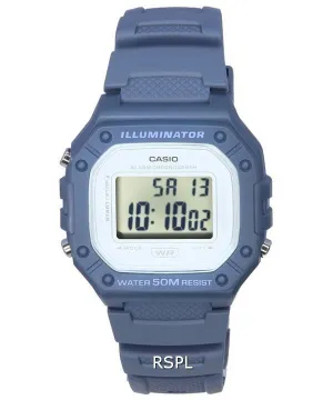 Casio Youth Digital Grey Dial Quartz W-218HC-2A W218HC-2 Unisex Watch