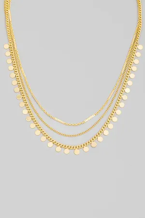 Chain Disc Necklace
