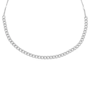 Chain Link Pearl Choker