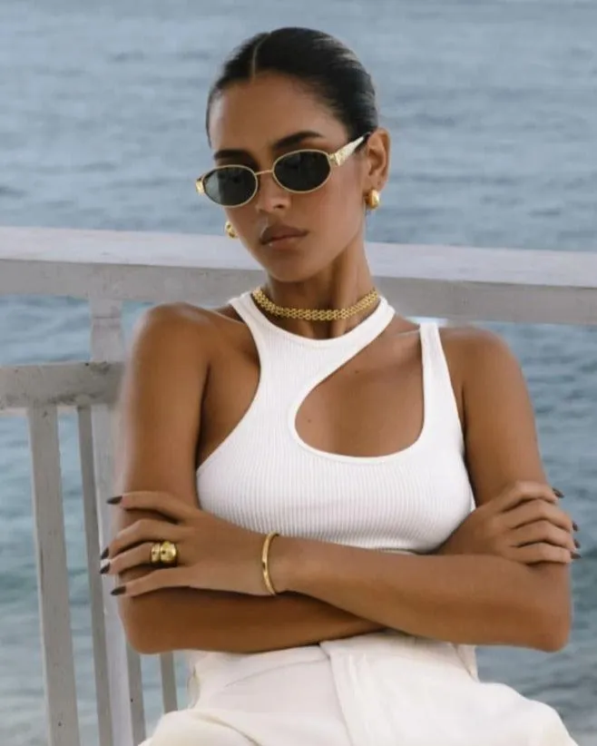 CHUNKY GOLD HOOPS