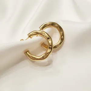 Chunky Gold Hoops