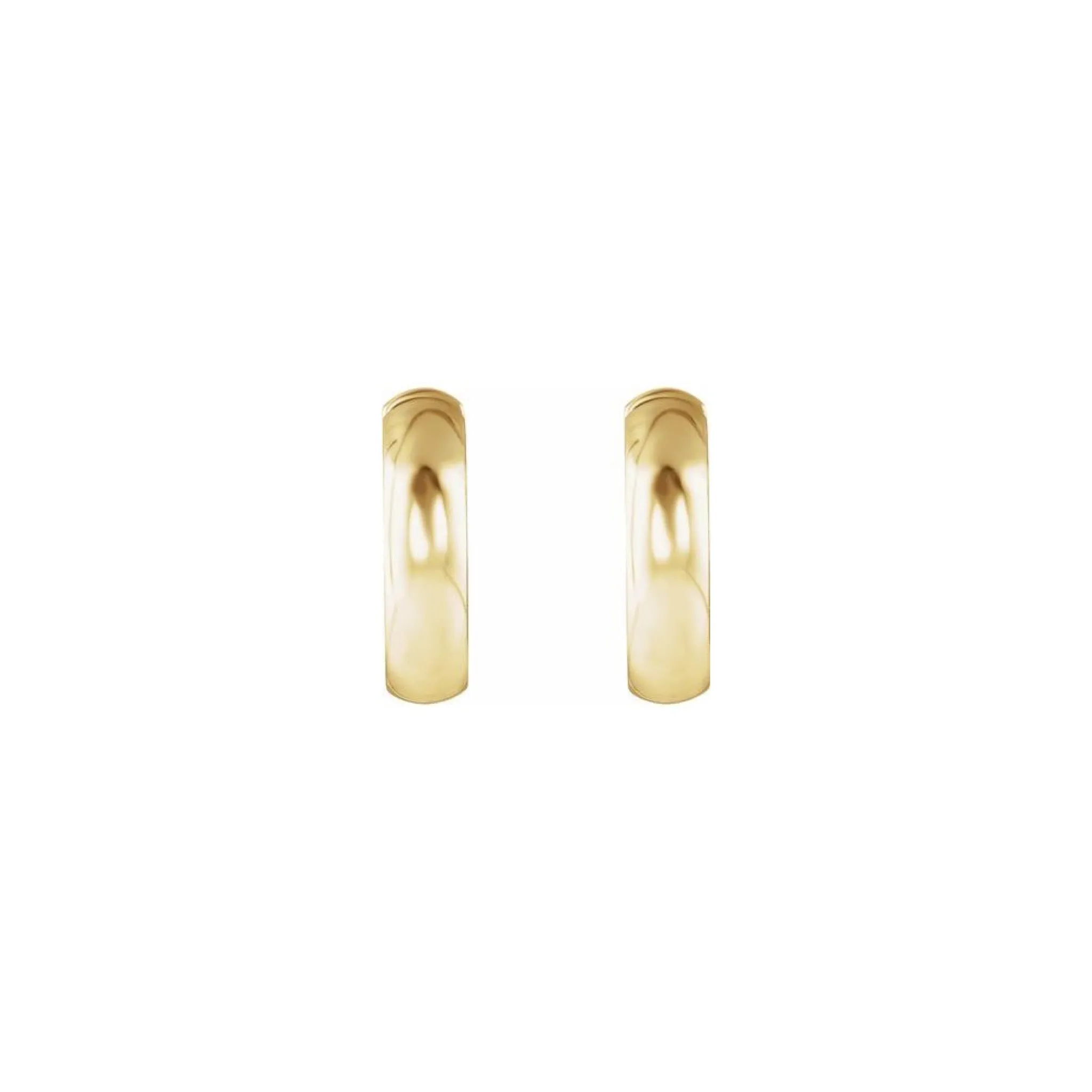 chunky hinged hoop earrings
