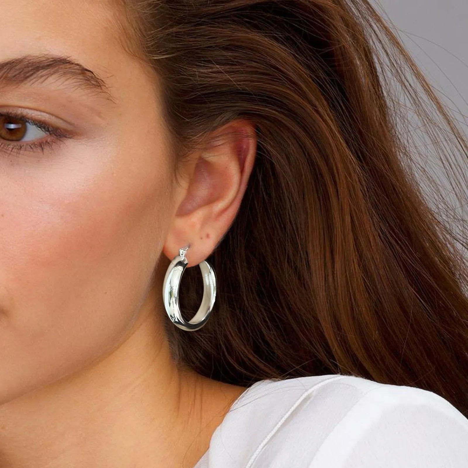 Chunky Hoop Earrings