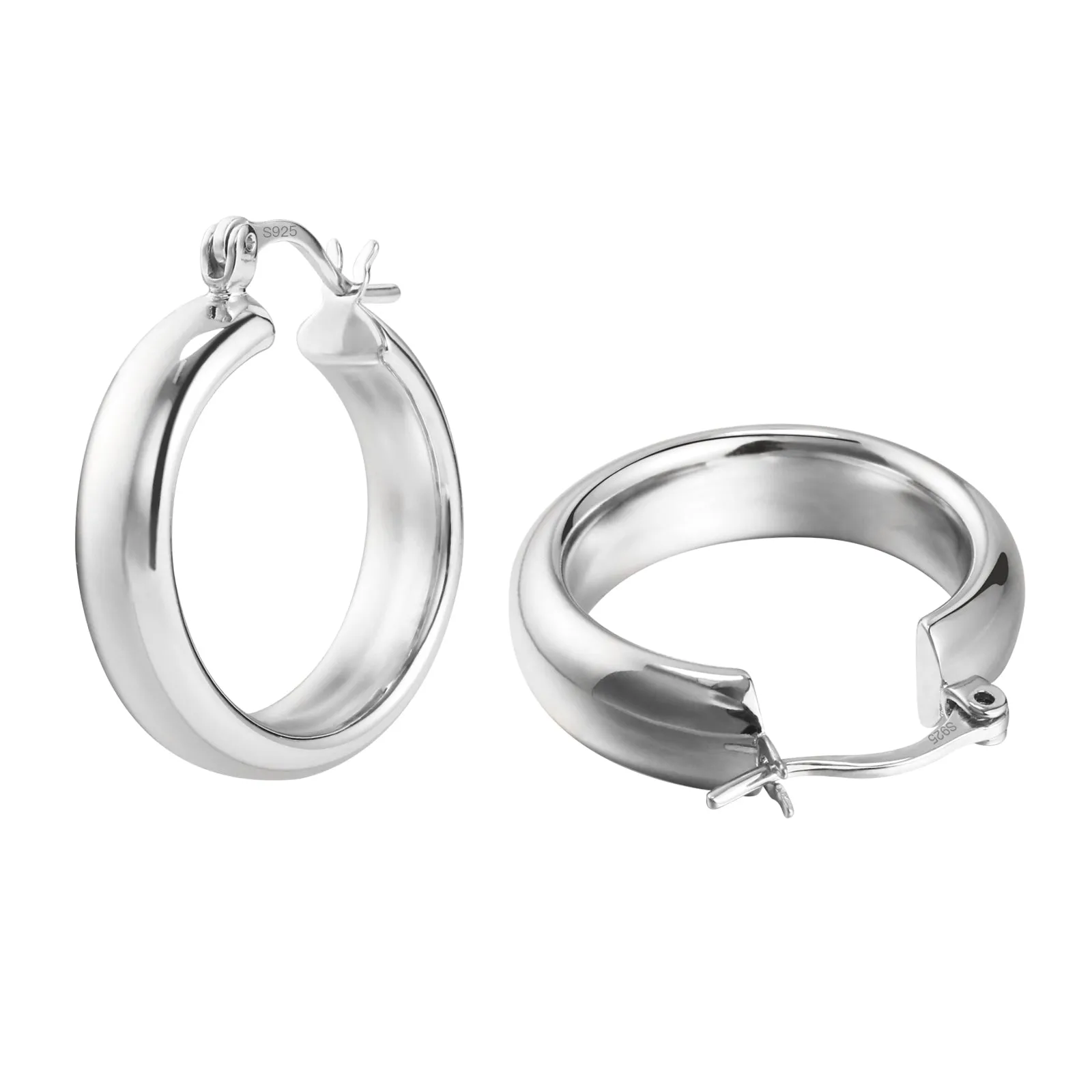 Chunky Hoop Earrings