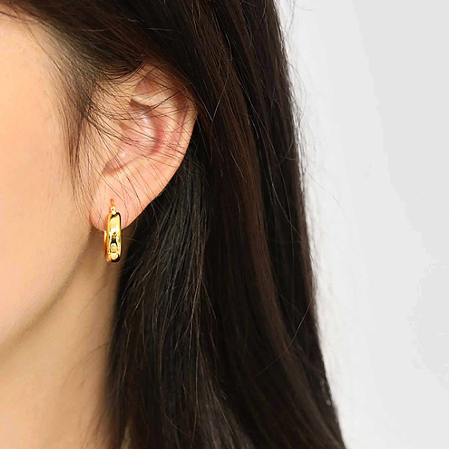 Chunky Hoop Earrings