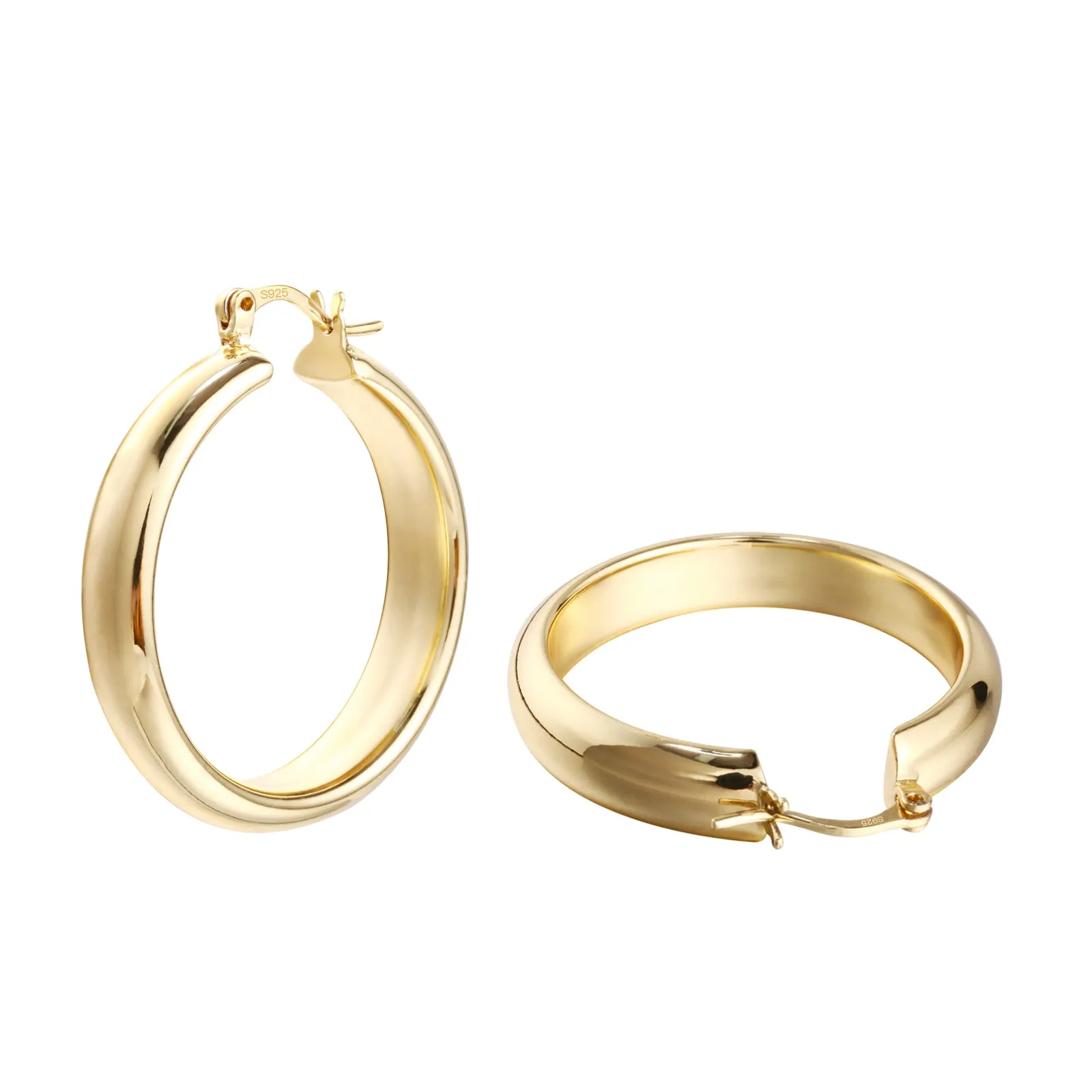 Chunky Hoop Earrings