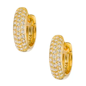 Chunky Pave Huggies