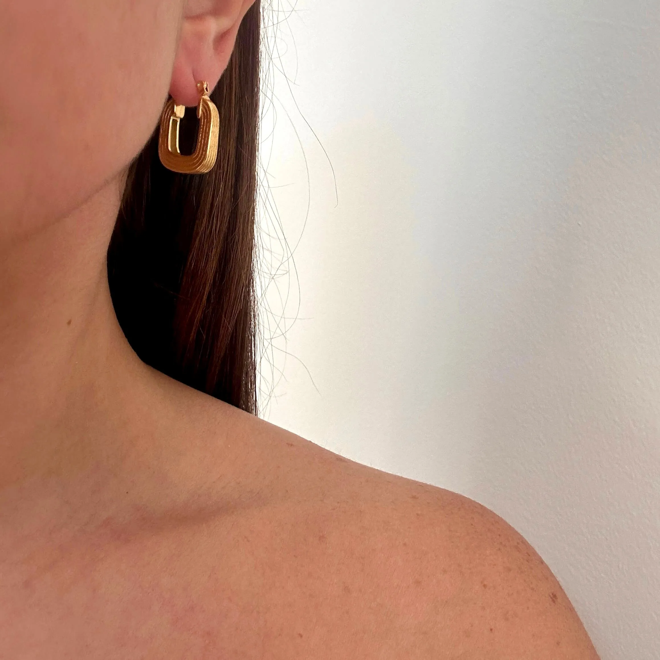 Chunky Square Earrings