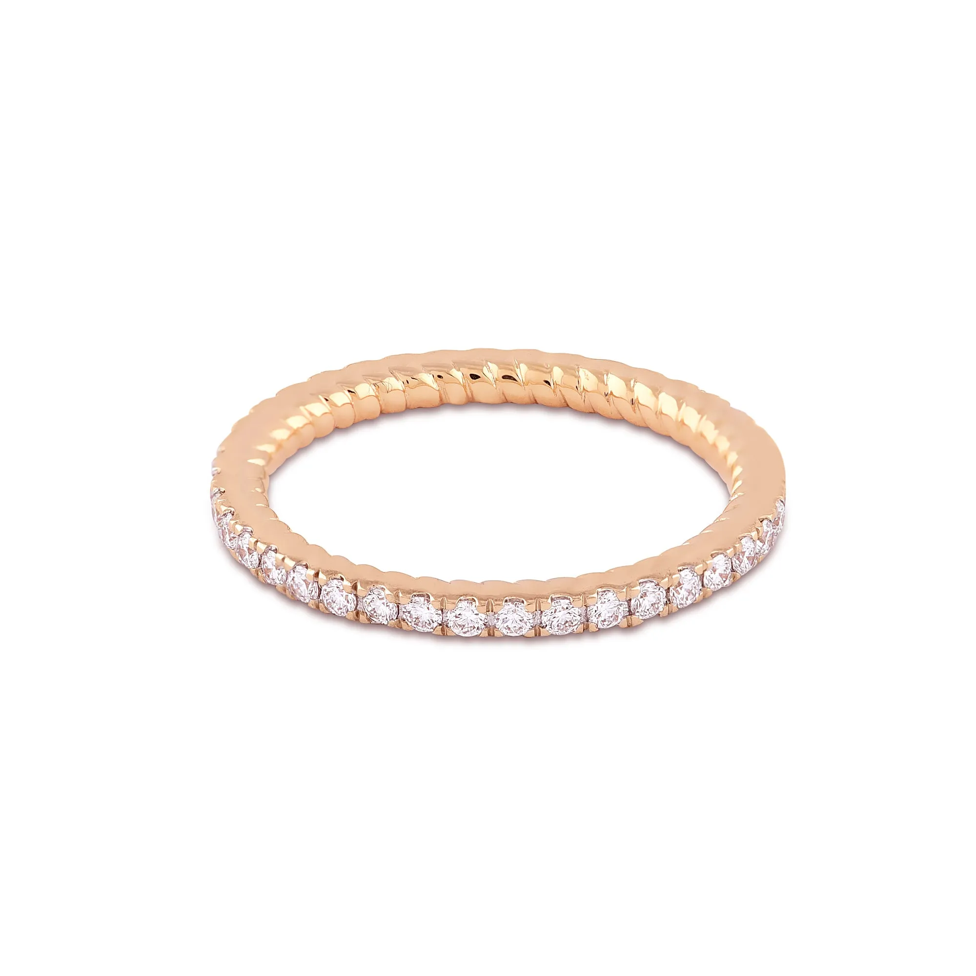 Classic Diamond Eternity Diamond Ring in Rose Gold