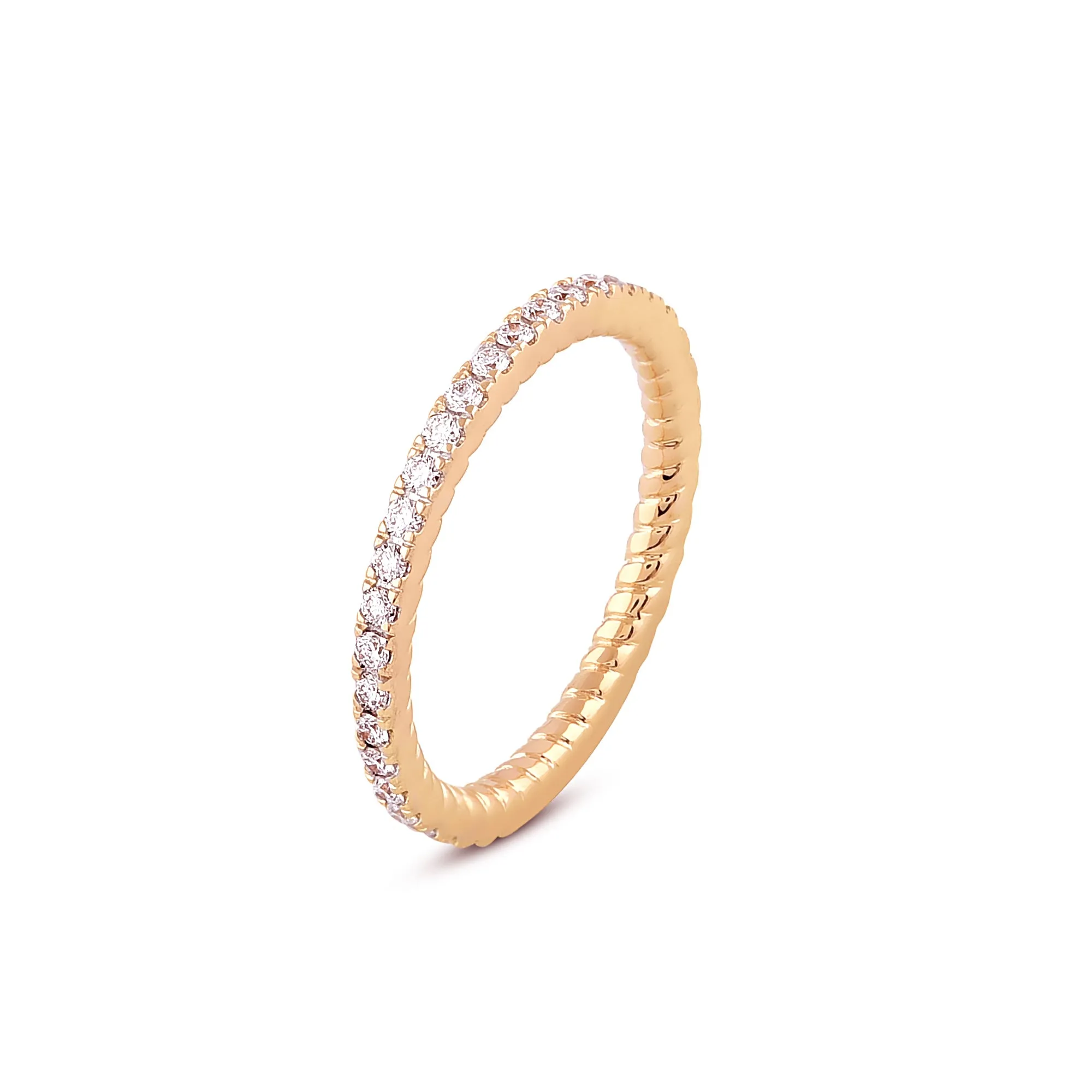 Classic Diamond Eternity Diamond Ring in Rose Gold
