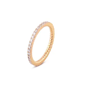Classic Diamond Eternity Diamond Ring in Rose Gold