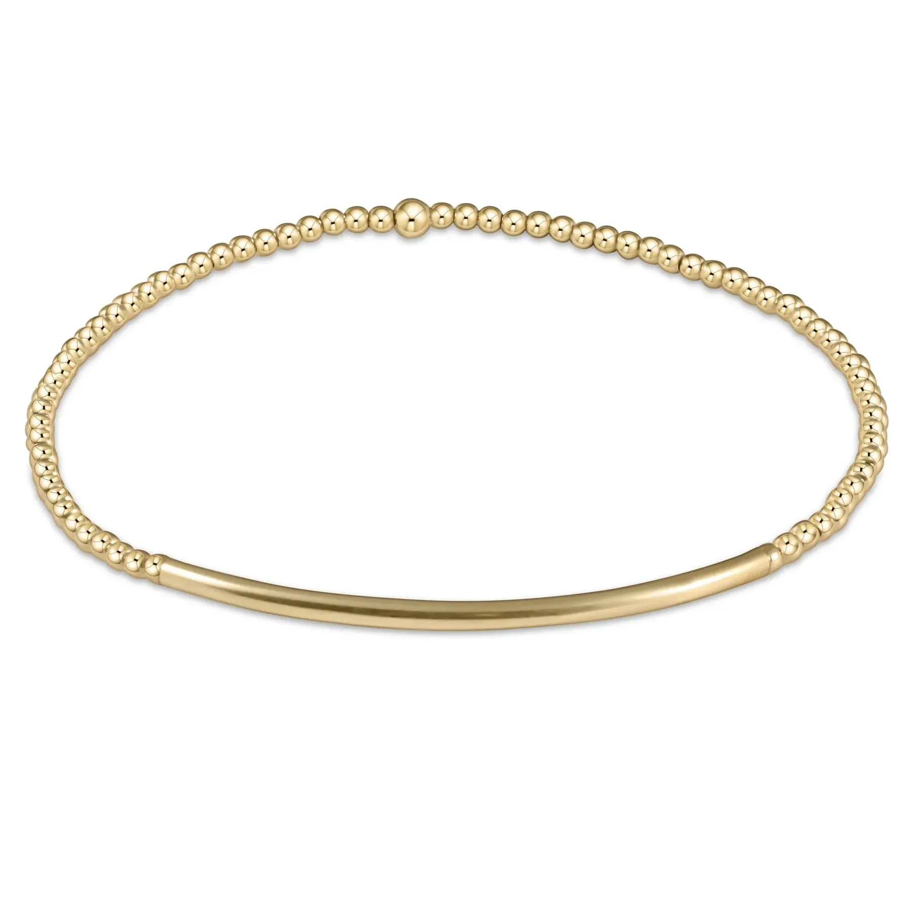 Classic Gold 2mm Bliss Bar Gold