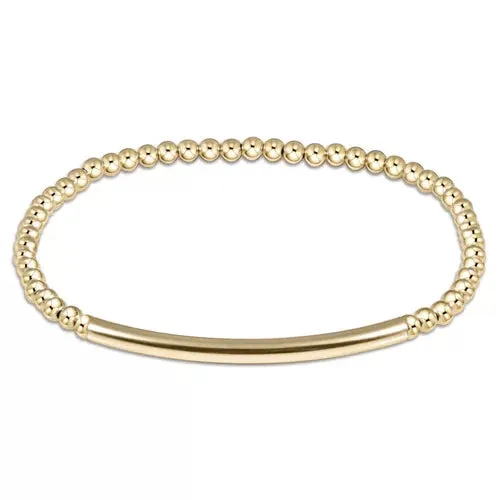 Classic Gold 3mm Bliss Bar Smooth
