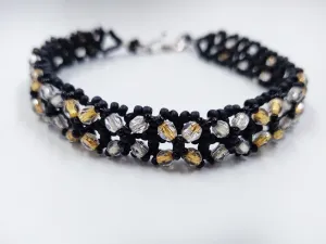 Clear Beaded Bracelet