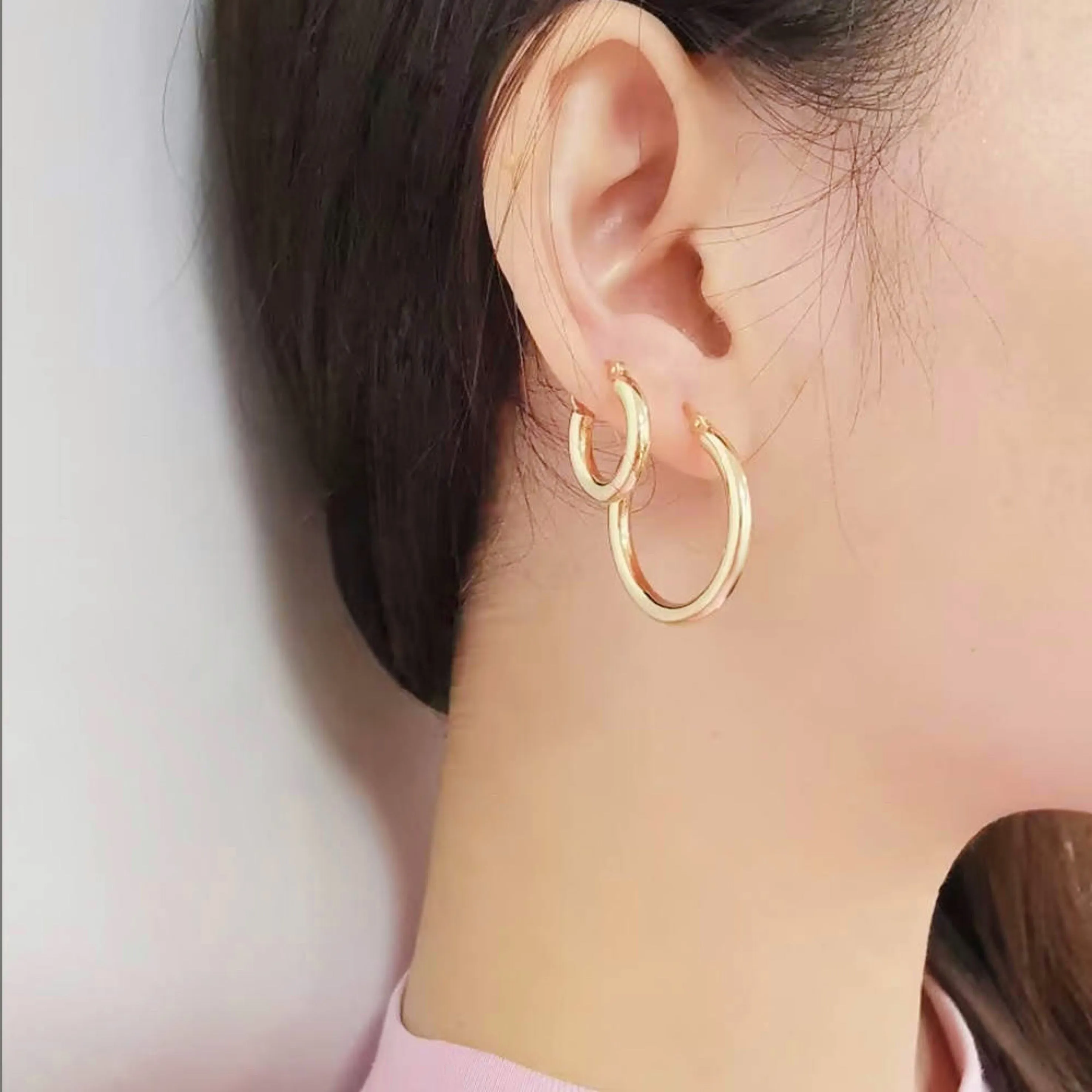 Cleo BIG hoops (18K)