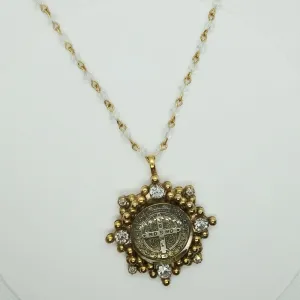 Cloister Crystal Choker, gold (CK:CC-bg-b893-a1)