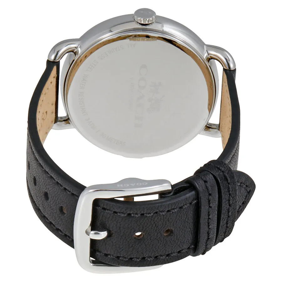 Coach Delancey White Dial Ladies Leather Watch 14502714