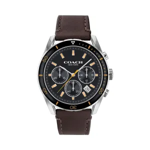 Coach Preston Brown Leather Strap Men's Watch 14602514
