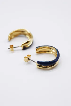 Color Mix Hoop Earrings