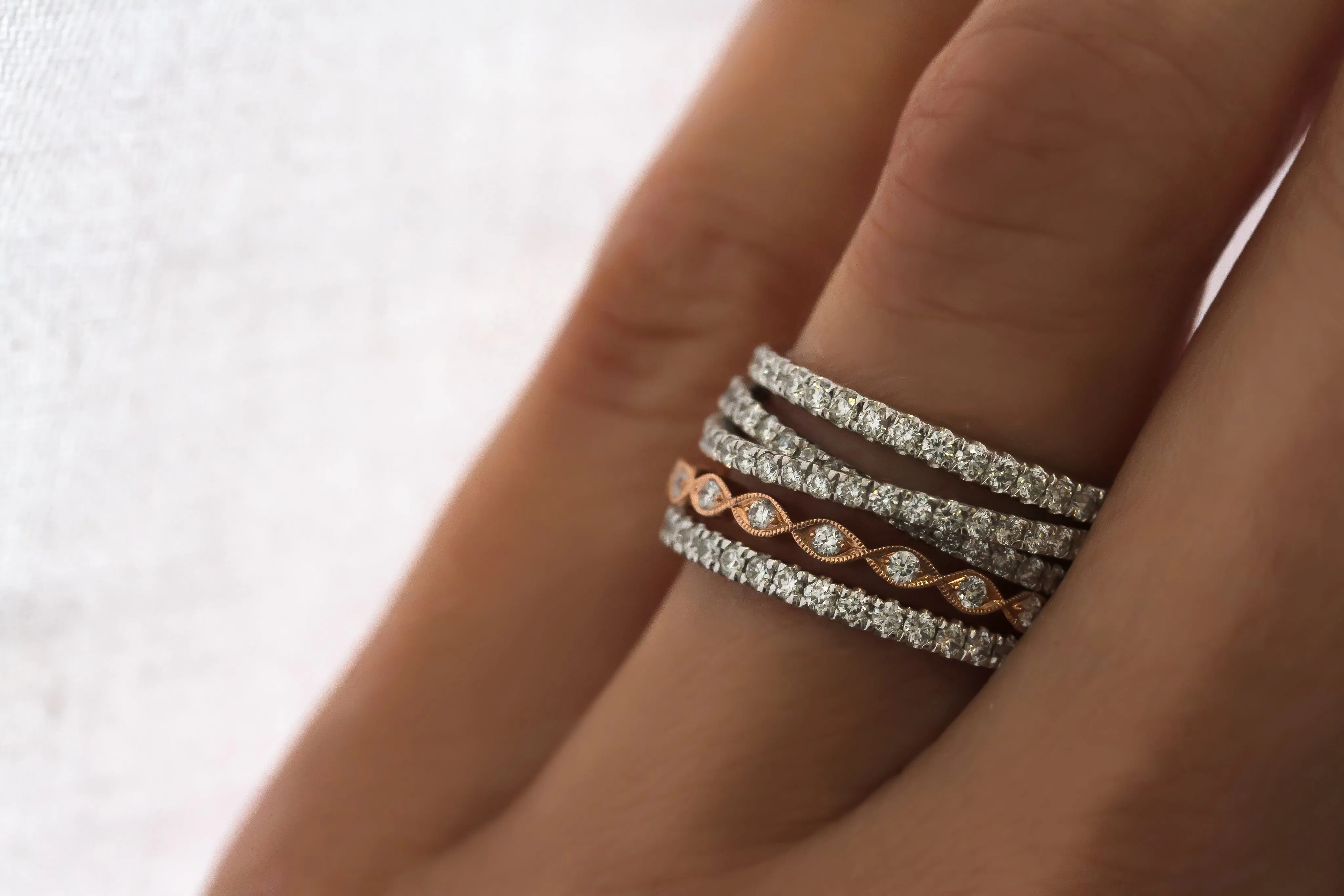 'Columbia St.' Ring Stack
