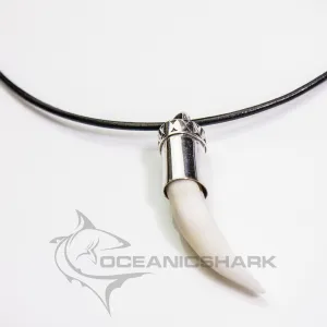 Crocodile Tooth in Silver s35