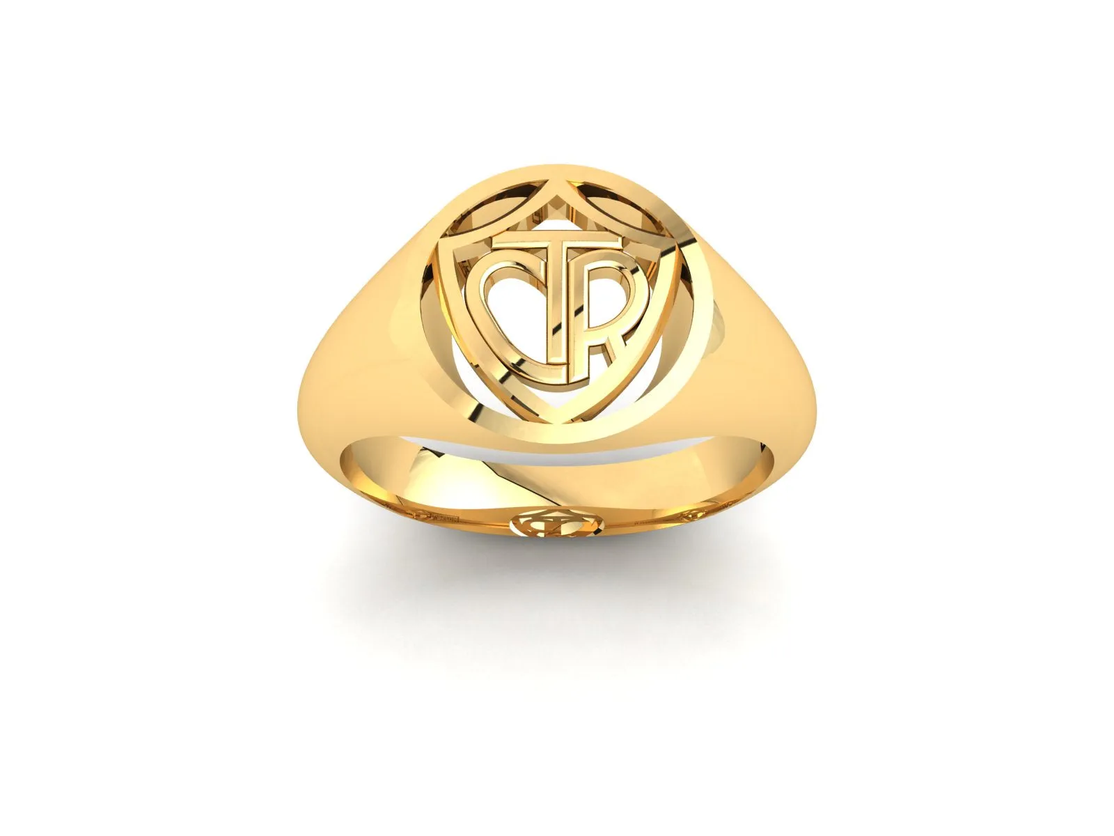 CTR Shield Signet Ring, #393