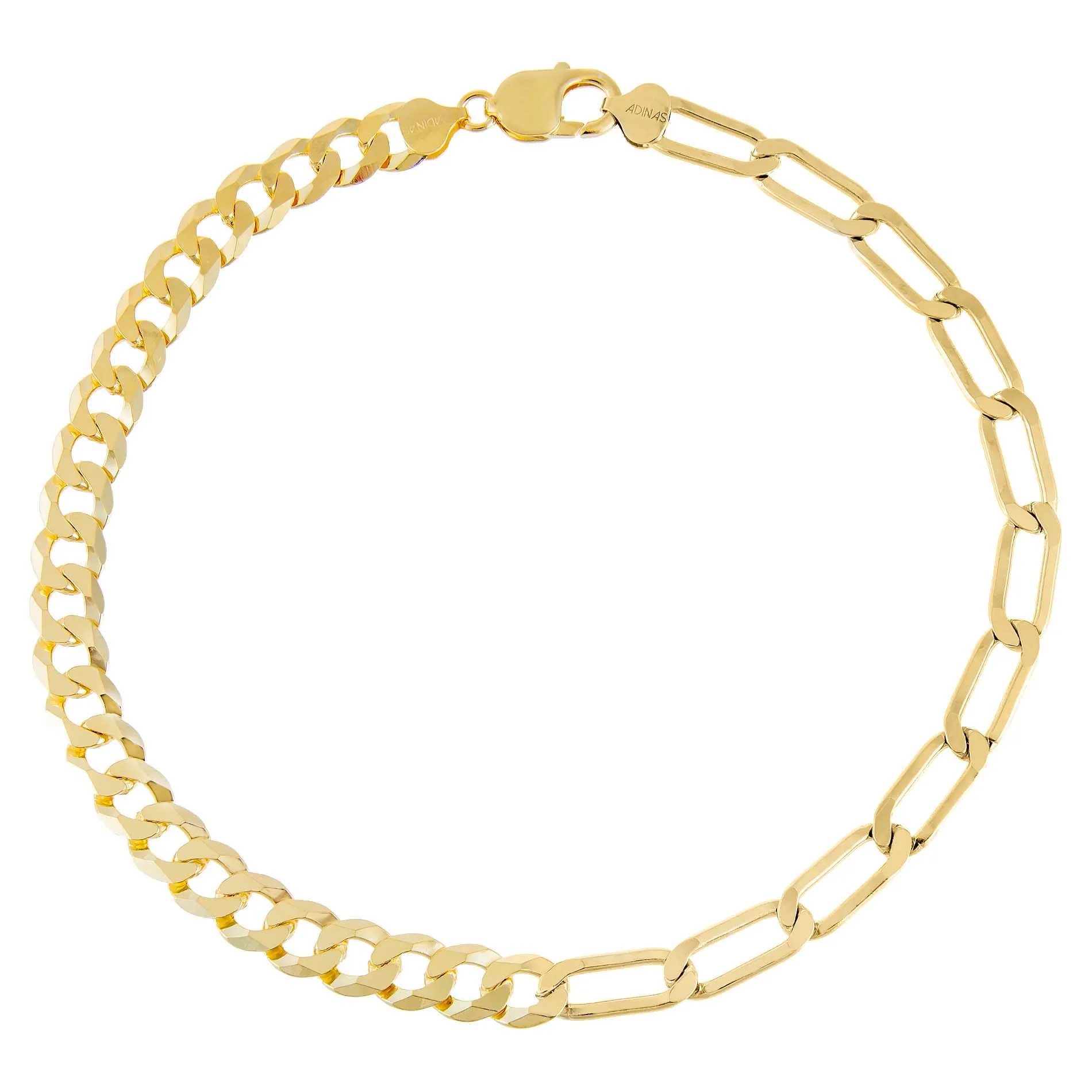 Cuban X Twisted Paperclip Chain Necklace
