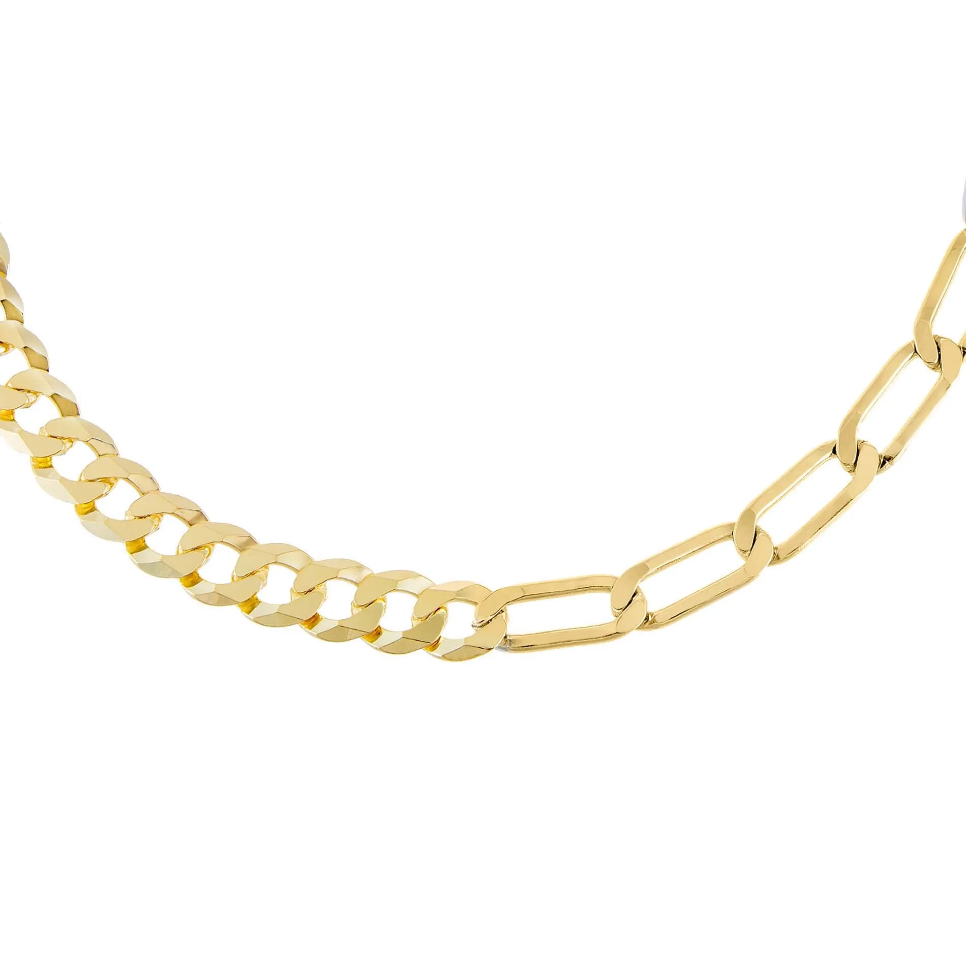 Cuban X Twisted Paperclip Chain Necklace