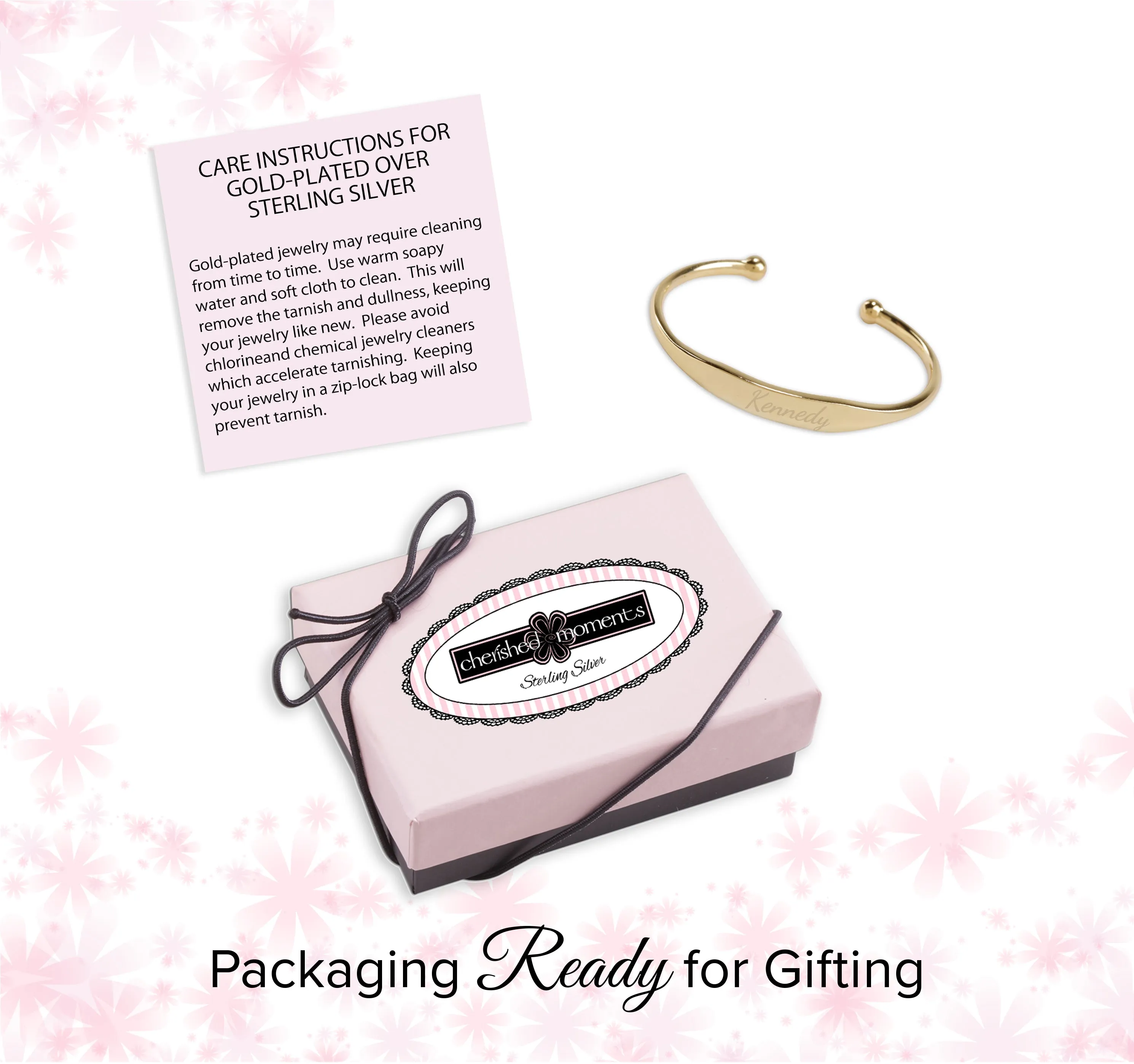 Cuff (Gold) - 14K Gold-Plated Cuff Bracelet for Kids