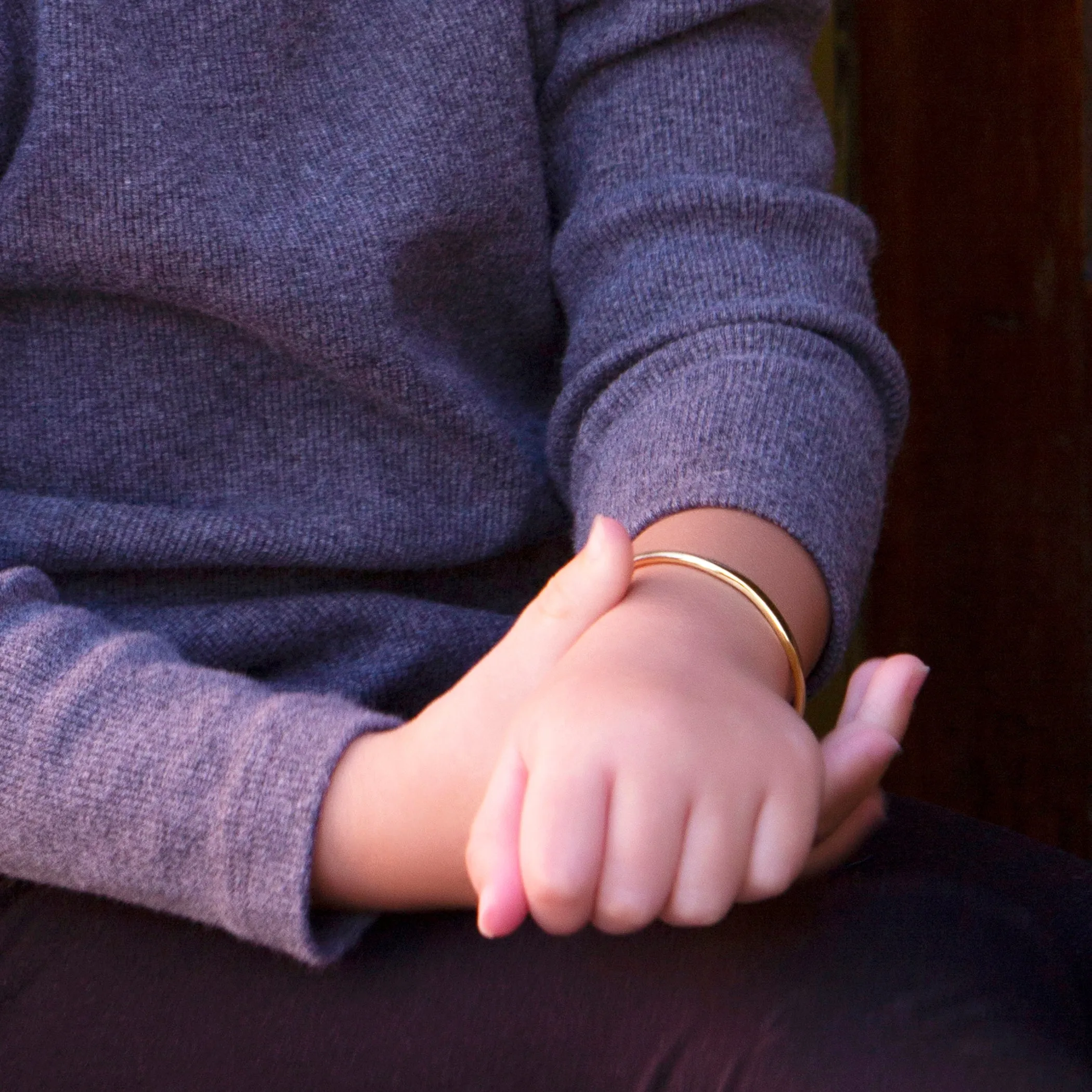 Cuff (Gold) - 14K Gold-Plated Cuff Bracelet for Kids