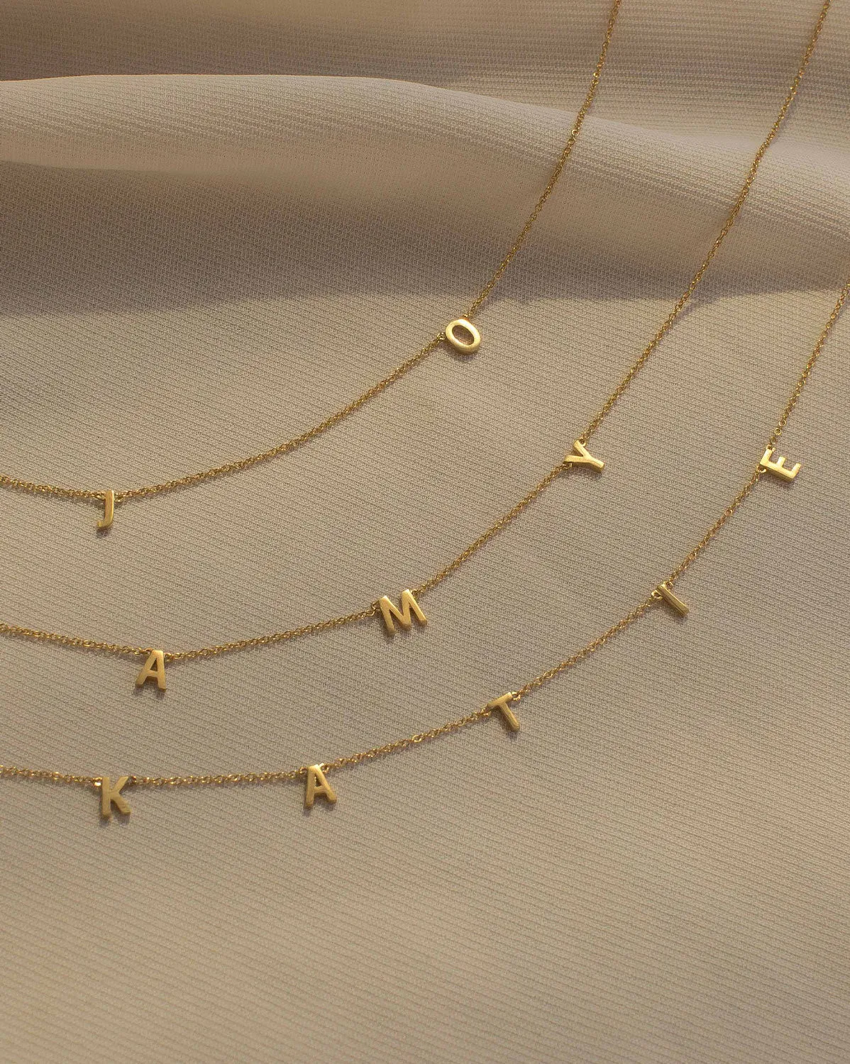 Custom Initial Necklace (3 to 7 Letters)