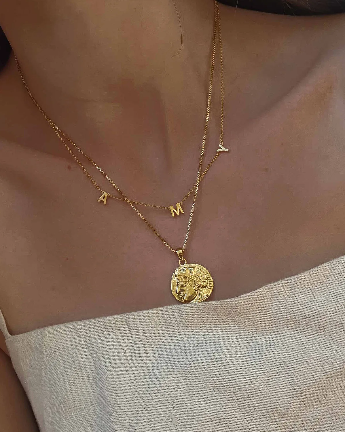 Custom Initial Necklace (3 to 7 Letters)