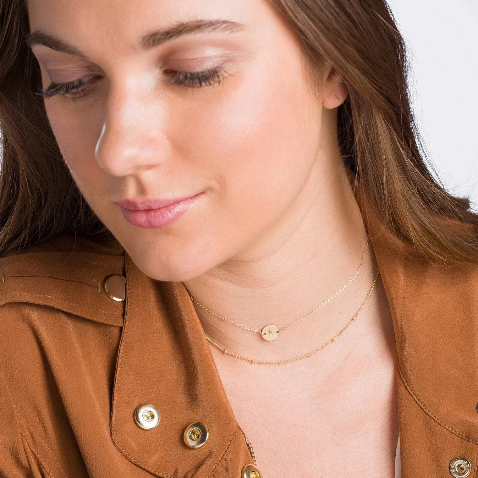 Dainty Satellite Bead Chain Necklace