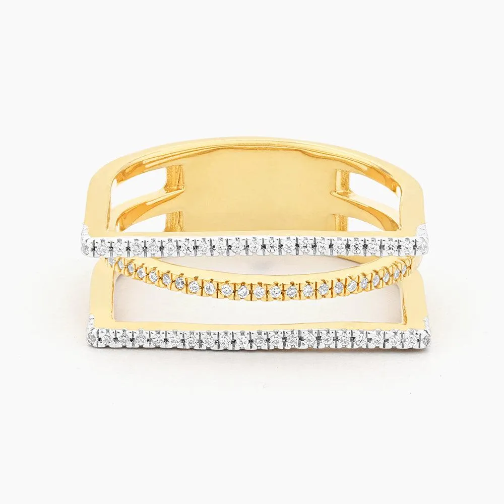 Deco Stack Ring