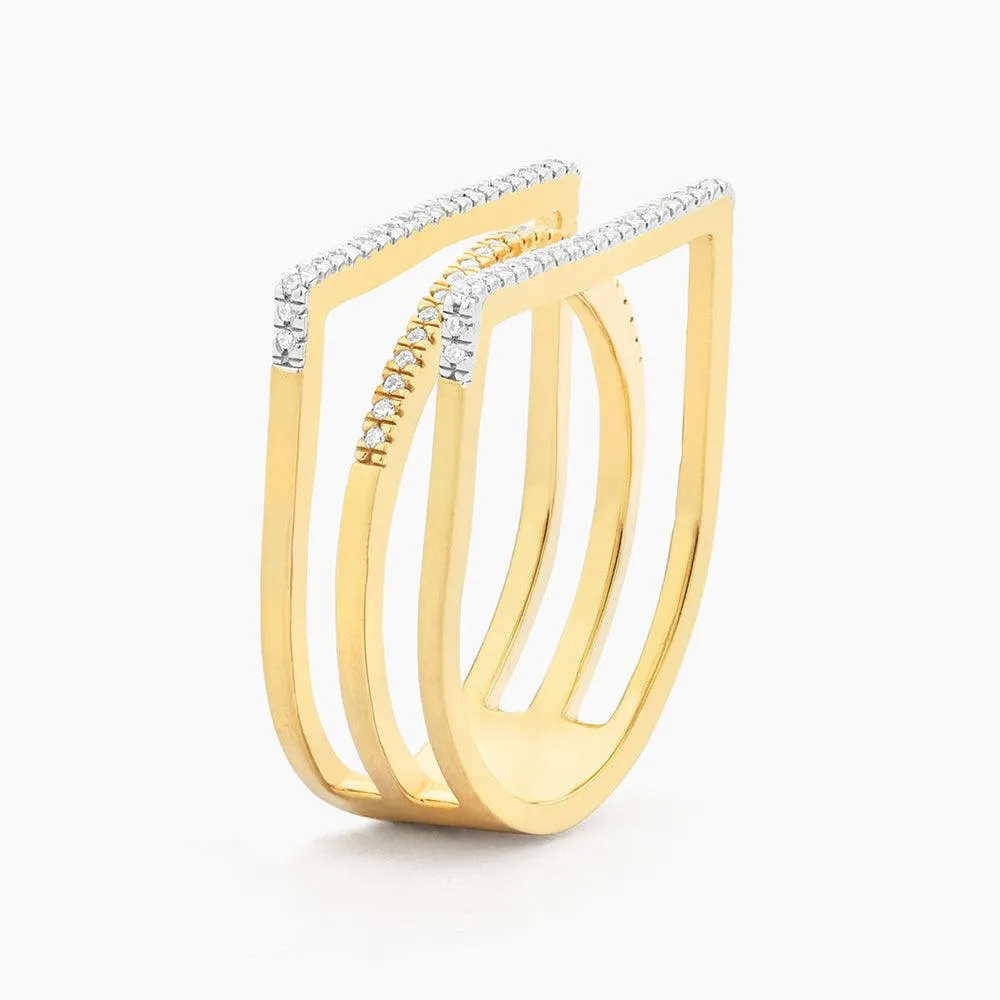 Deco Stack Ring