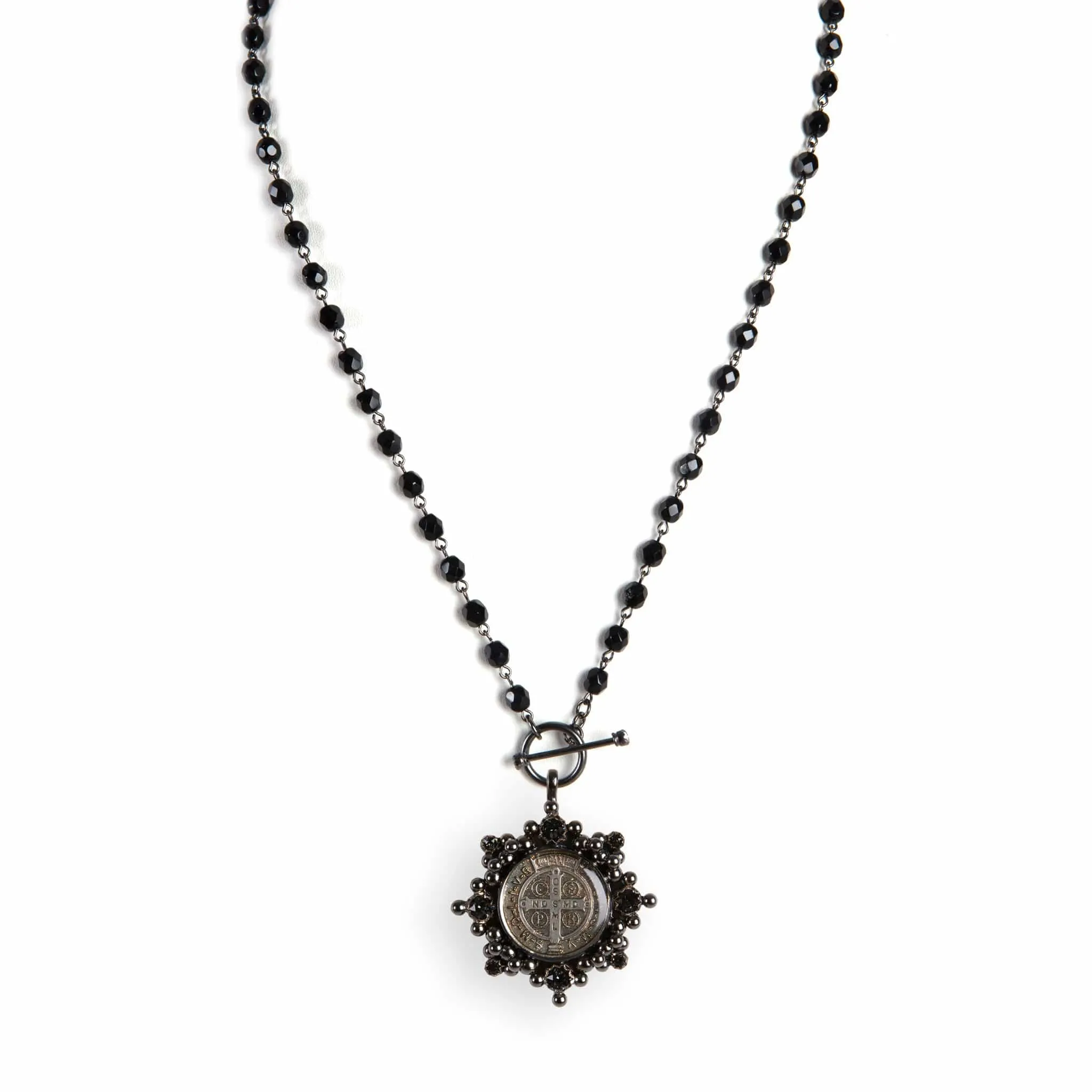 Delfina - 6mm Crystal Jet - All Medallions