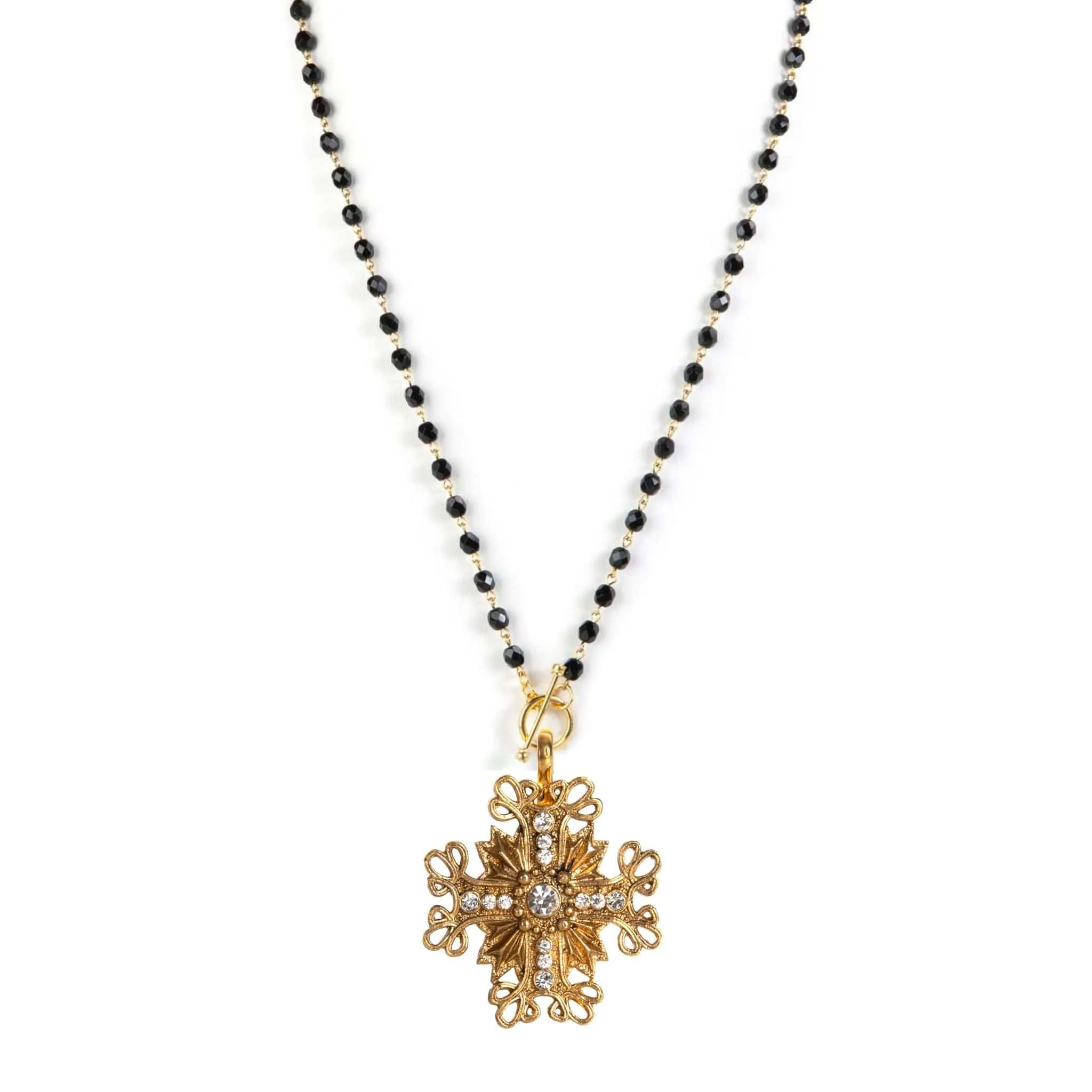 Delfina - 6mm Crystal Jet - All Medallions