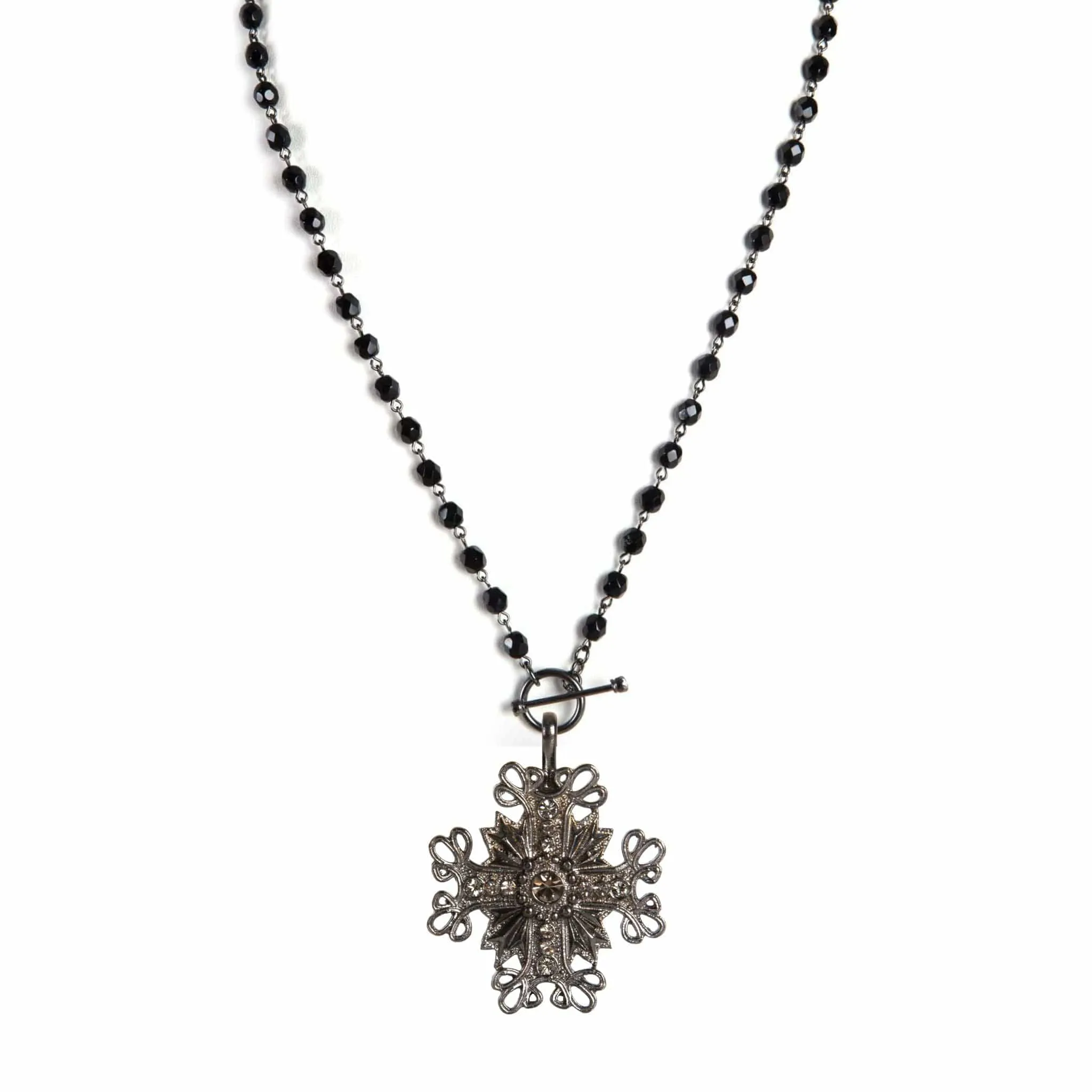 Delfina - 6mm Crystal Jet - All Medallions