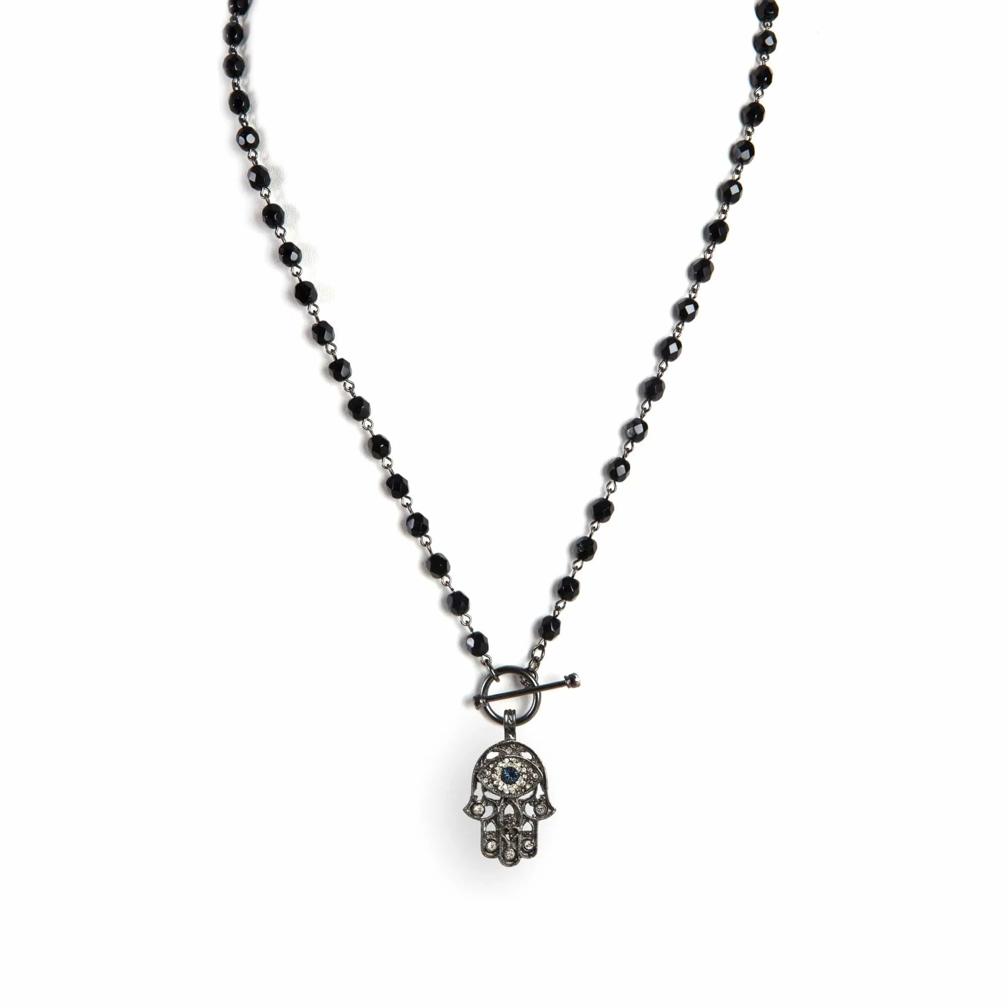 Delfina - 6mm Crystal Jet - All Medallions